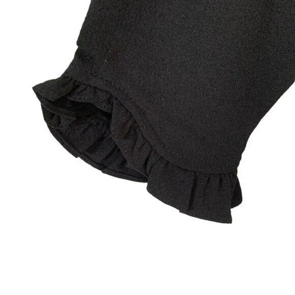 Ganni Dress Clark Mini Black Size XS NWT - Picture 6 of 12